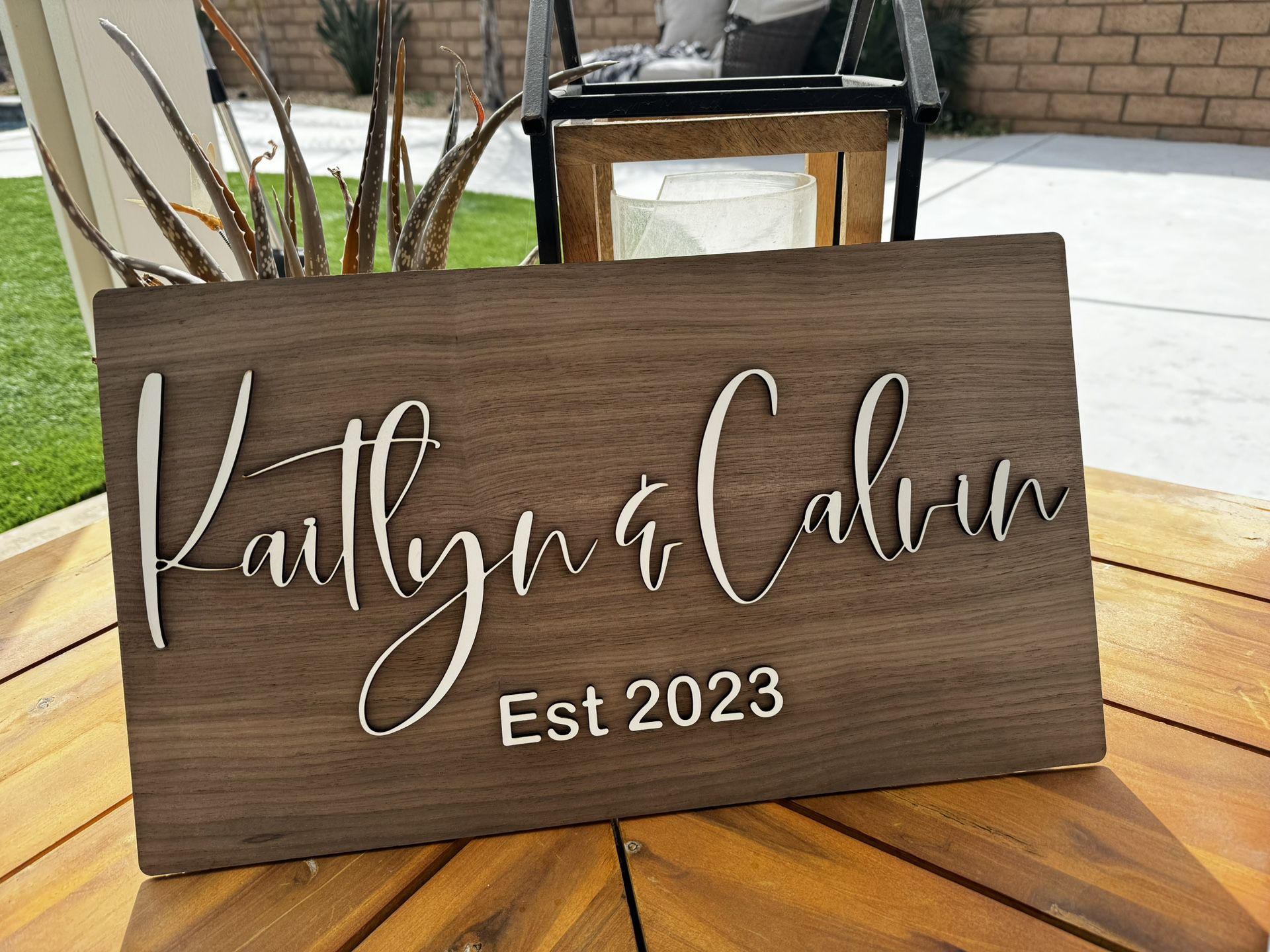 Personalized Family Name Signs Gift Present