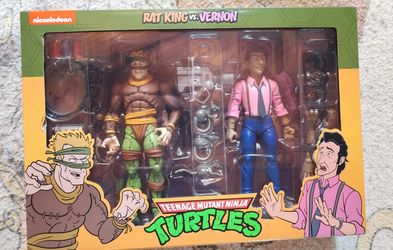 NECA TMNT Rat King and Vernon 2 Pack