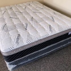 Full Bamboo Plush Comfort Europillow Top 12inch Matres!!