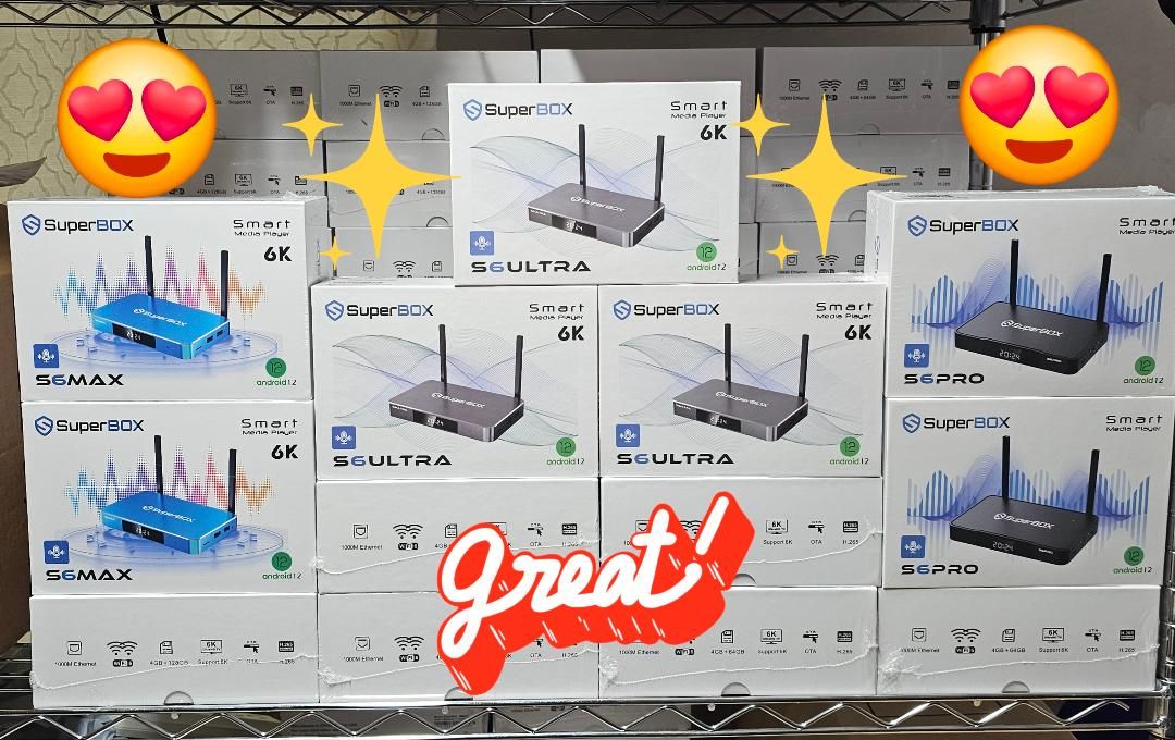 SuperBox S6 PRO / S6 MAX / S6 ULTRA ⚡⚡ Brand New - El Monte Pickup 👍👍👍