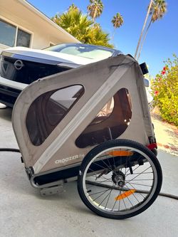 Dog bike bicycle trailer