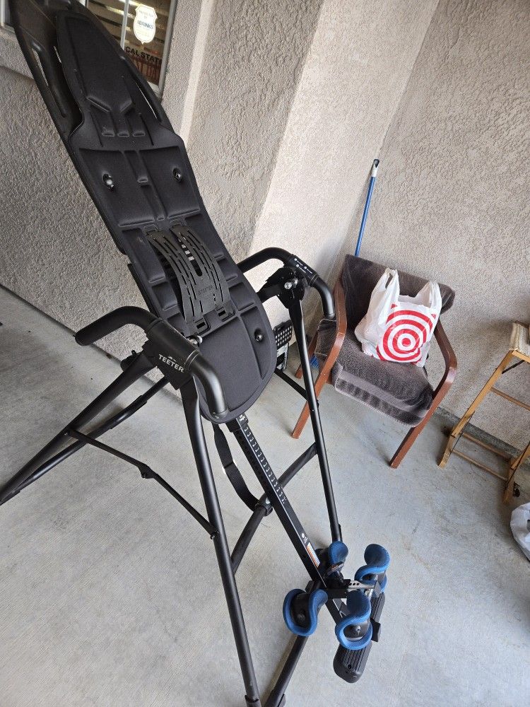 exercise machine teeter inversion table