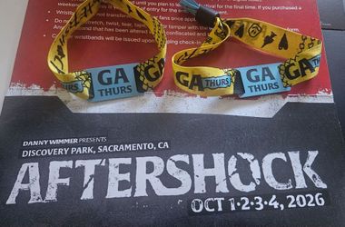 Afterschock Thursday wristbands