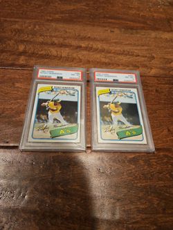 1980 Topps #482- Rickey Henderson (RC)