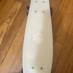 White Skateboard 