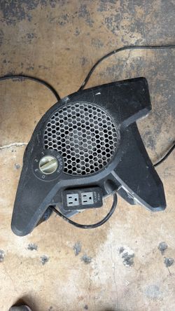 Lasko 11.2 in.  Blower with Carry Handle, Circuit Breaker, Power Outlets