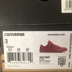 Red Converse 