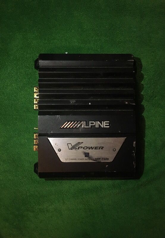 Alpine V-Power 2/1 Channel Power Amplifier MPR-T220