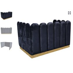Black Velvet DJ booth cover  It can be assembled as 8 by 4  Or be extended with 2 extra sides each 2ft.  Custom made  Never used