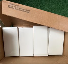 3x6 white subway tile (57 pieces)