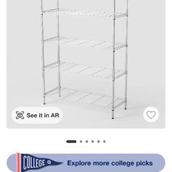 2 Heavy Duty 5-Tier Wide Wire Shelvings For $70
