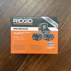 New 18V Ridgid 4Ah Max Output Battery Pack