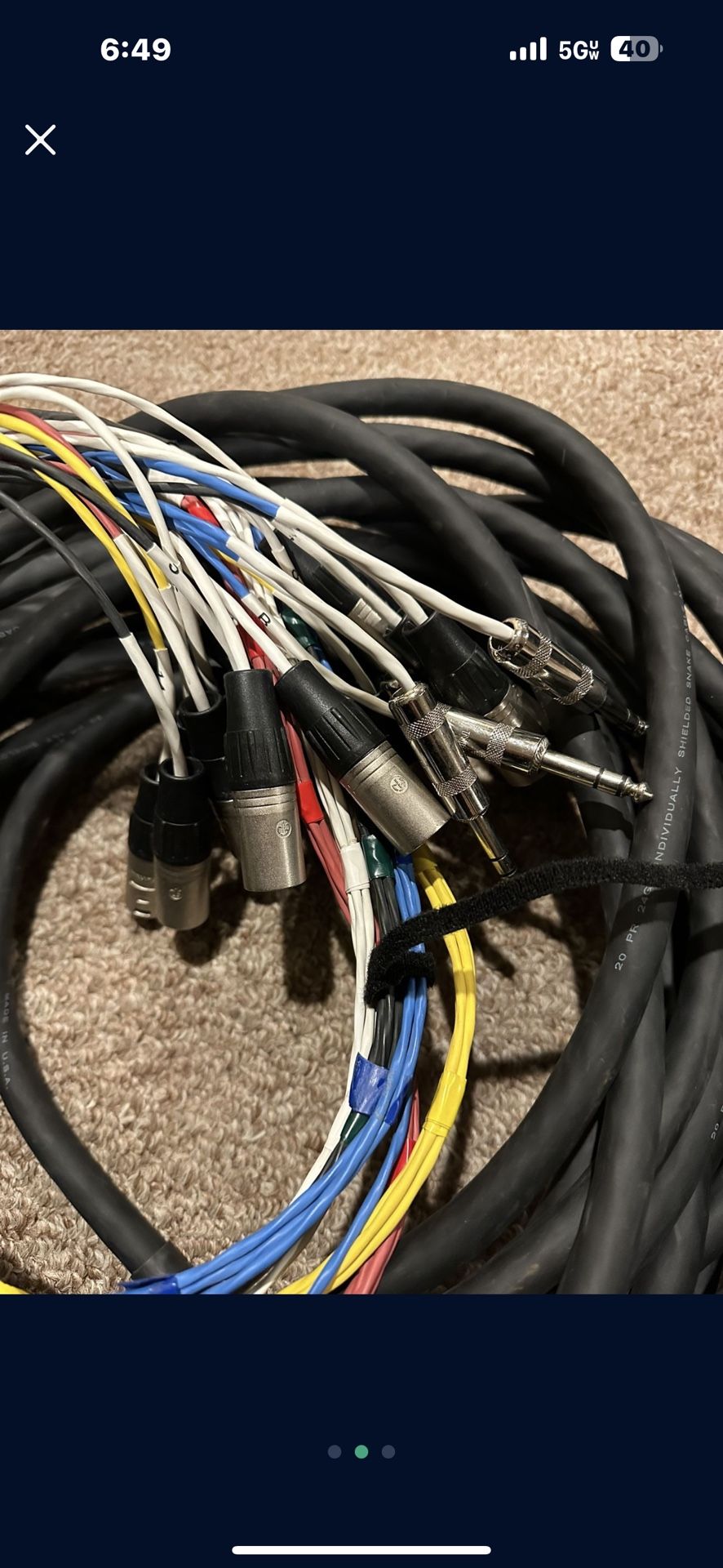 Audio Snake 16 Channel LiveWire