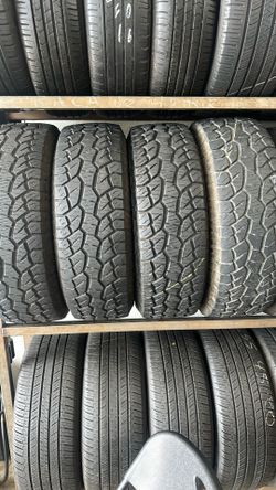 265-70-17 pathfinder used set of tires