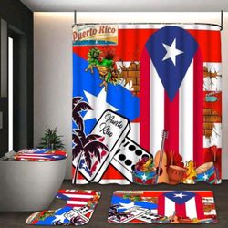 Puertorrican 4 Piece Bathroom Set 