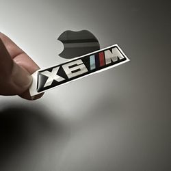 X6M Badge - Front Or Side Grills 