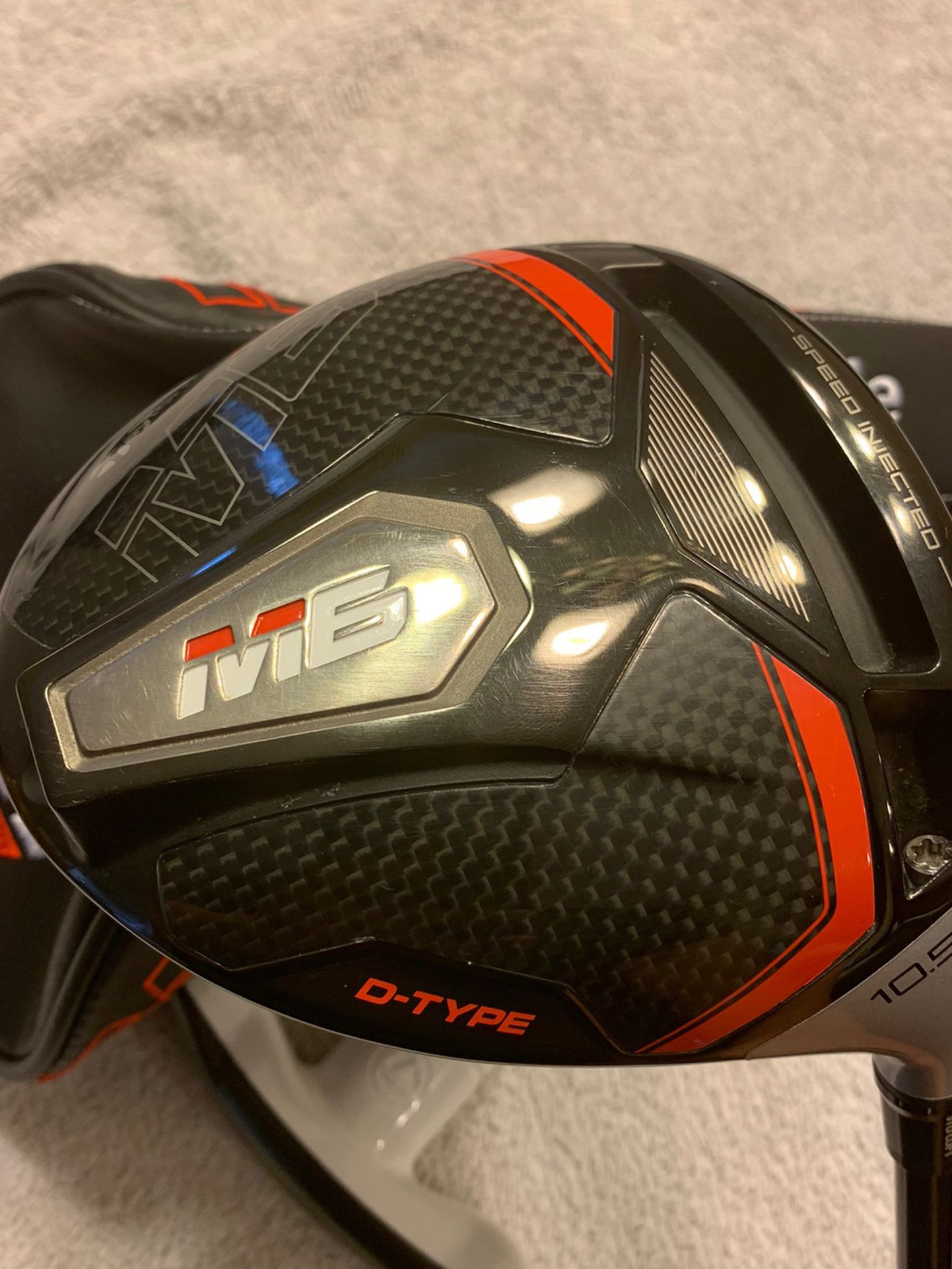 Taylormade M6 10.5* Driver D-Type The Stiff Flex ATMOS Shaft. Excellent Condition
