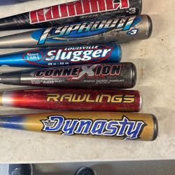 Baseball Bats All Sizes All Brands 