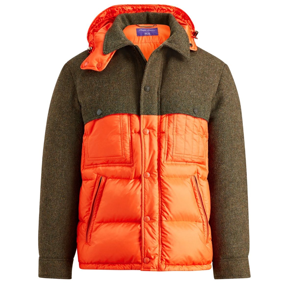 Ralph Lauren Purple Label RLX Down Wool Puffer Jacket Parka Anorak Coat