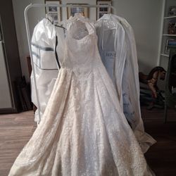 Oleg Cassin  Wedding Gown