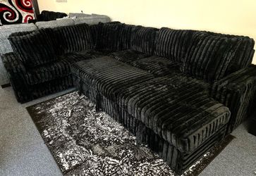 Black sectional sleeper