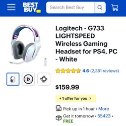 Logitech G733 Gaming Headphones
