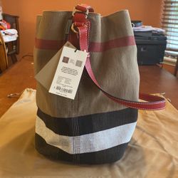 Authentic Burberry Ashby Hobo Bag