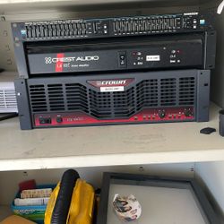 Projector with amp main amp equalizer