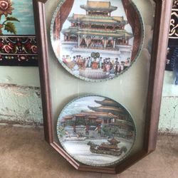 Vintage Imperial Collectors Plates Case