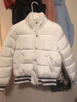 White Puffer Jacket 