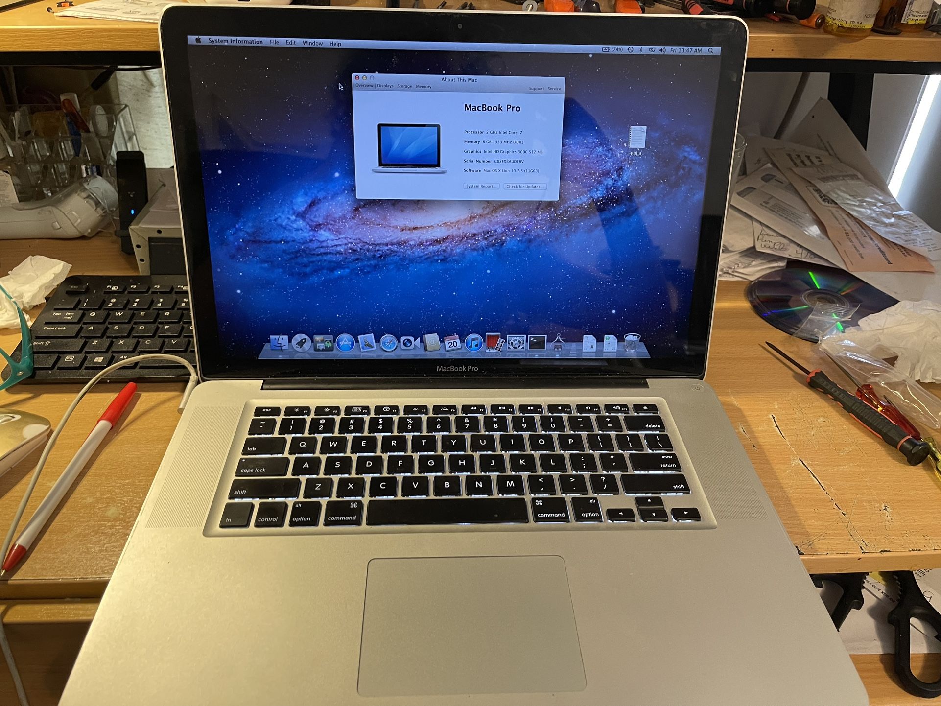 Mac Book Pro 15 Inch