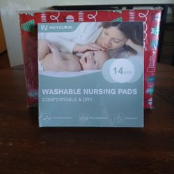 Washable Nursing Pads 14 Pieces..new