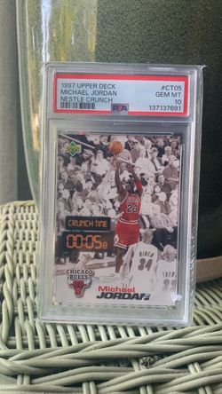 1997 Upper Deck Michael Jordan Nestle Crunch PSA 10