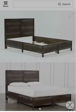Full sized bed frame