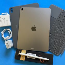 iPad Air 11 (2025 Newest / M3 Chip) 512GB with Logitech  Keyboard, Pen & Accessories 