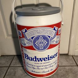 90’s Budweiser Beer Can Kooler Kraft 20” Cooler Anheuser-Busch Very Good Shape $80 Fremont Pickup 
