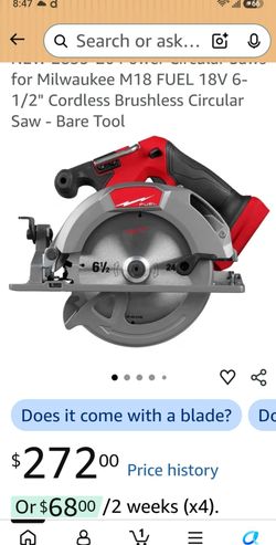 Brand new milwaukee fuel circular saw in box Save here tdy great deal!!