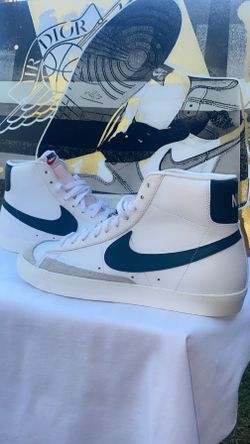 Nike Blazer mid '77 Vintage White dark Teal Green size 13