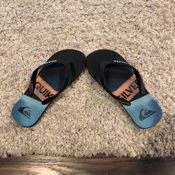 Black Orange Blue Size 6 Quicksilver Sandals