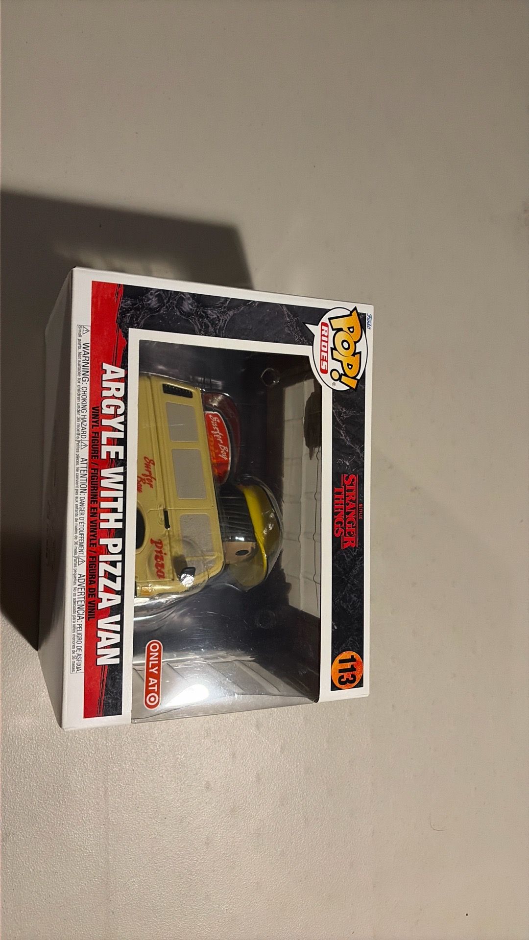 Target exclusive Funko rides stranger things argyle