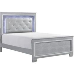 LED light Up Queen Bed Frame 