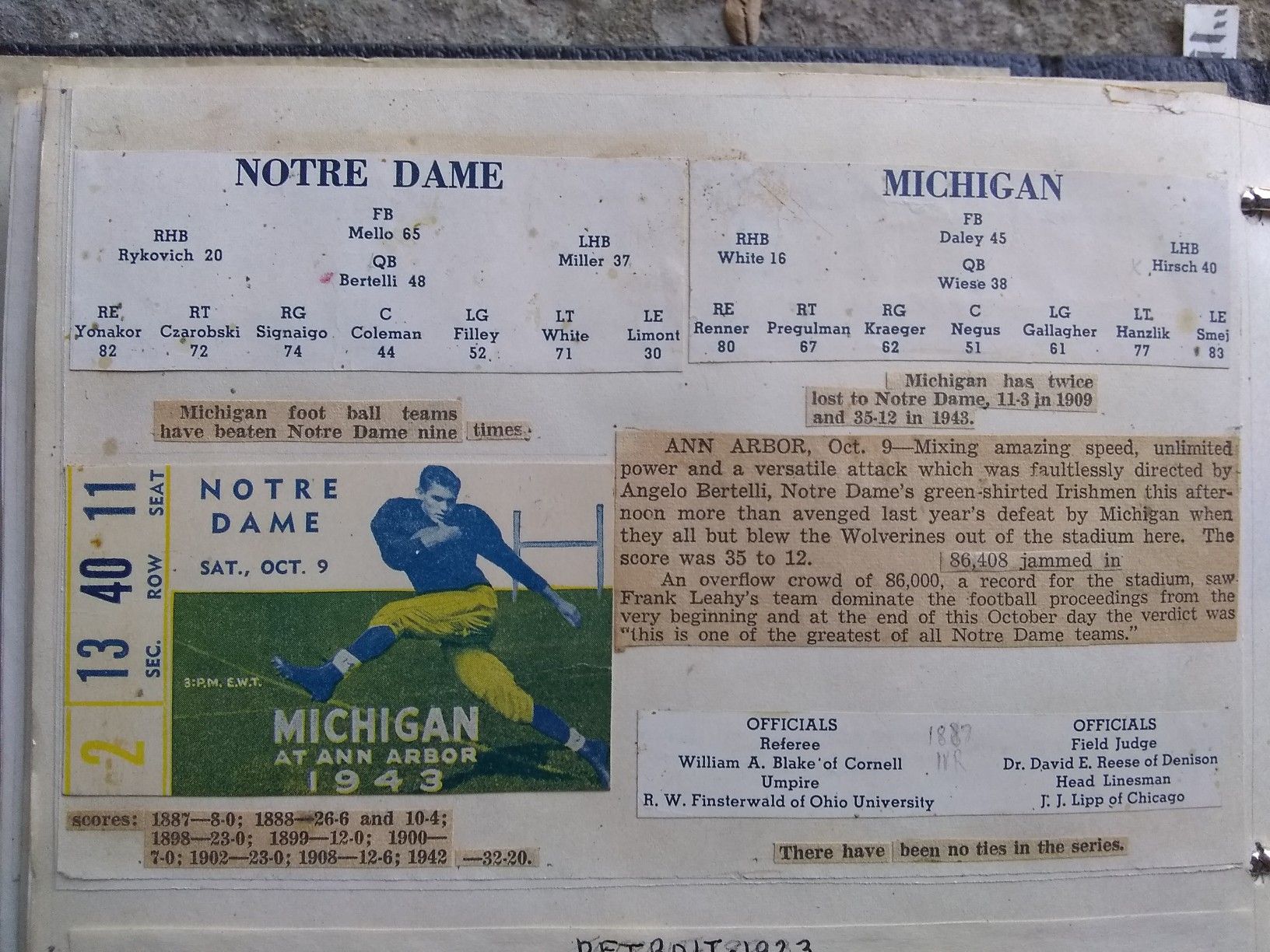 Vintage Collectibles Ticket stubs 1900s