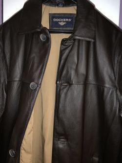 Leather jacket men’s New with tags size medium