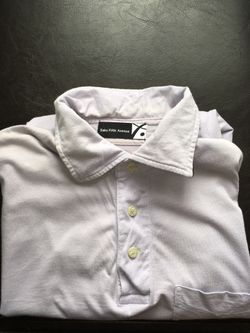 Saks Fifth Avenue Shirt Size Medium Light Purple