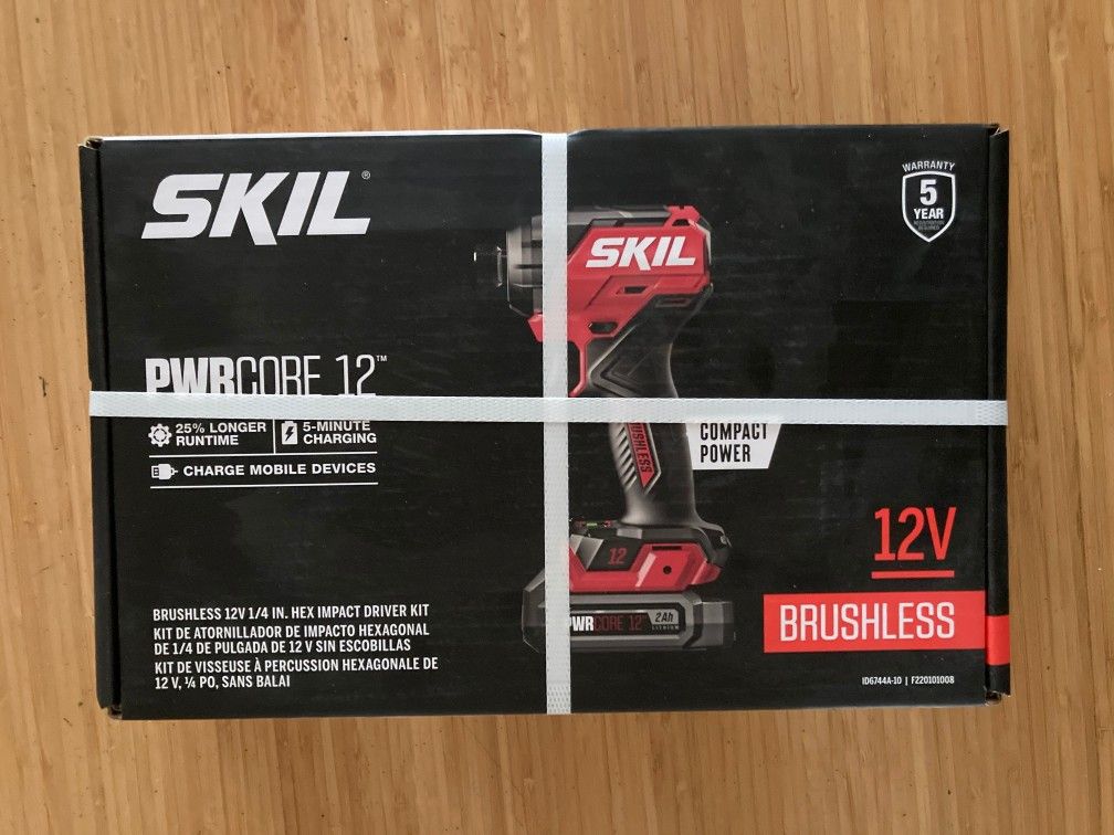 Brand New SKIL Brushless Impact Wrench Driver + Battery + Charger