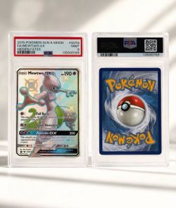 PSA 9 Mewtwo GX Hidden Fates Full Art