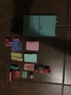 American Girl Teacher Cart