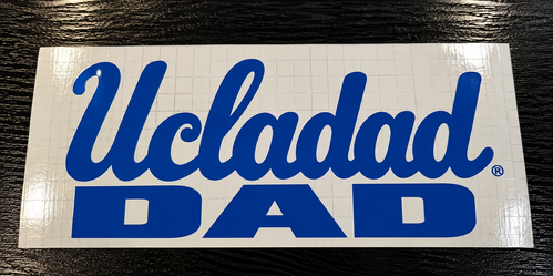 UCLA Dad Blue Vinyl Decal – Car & Truck Window Sticker – $5