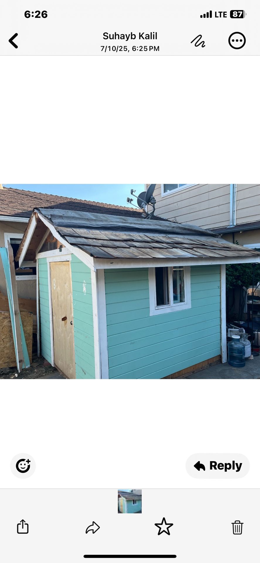 Wooden Shed New