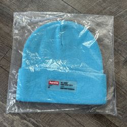 Supreme Clear Label Baby Blue Beanie 